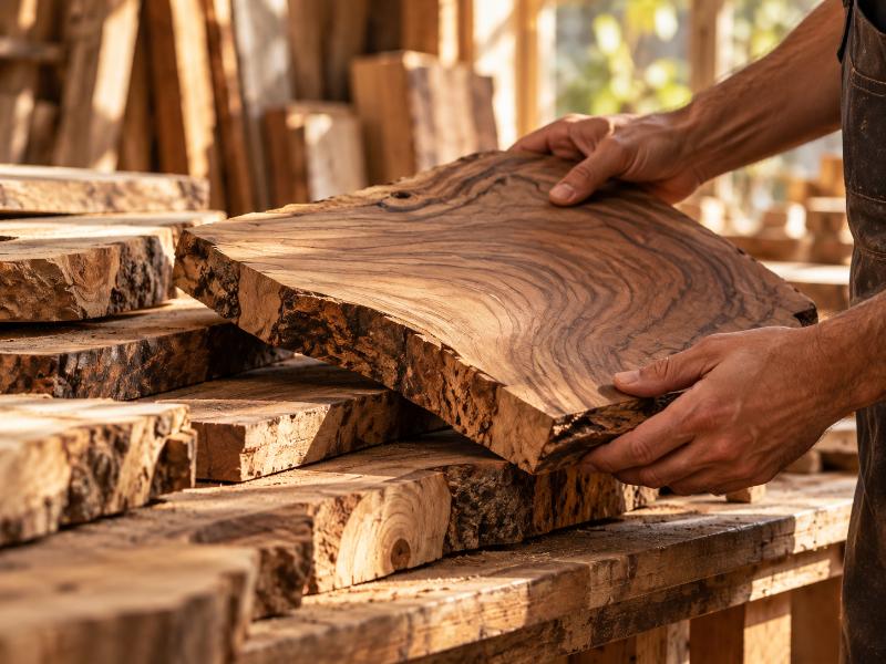 Selecting the wood