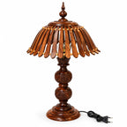 ZAISEN handcrafted wooden lamp for living room and bedside decor