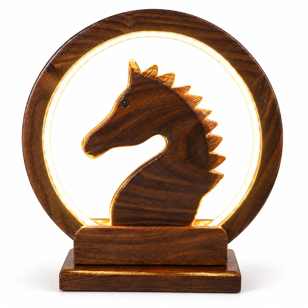 Horse table light for bedroom office and home decor